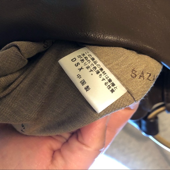 Sazaby large leather shoulder bag, chocolate brown - Picture 5 of 9